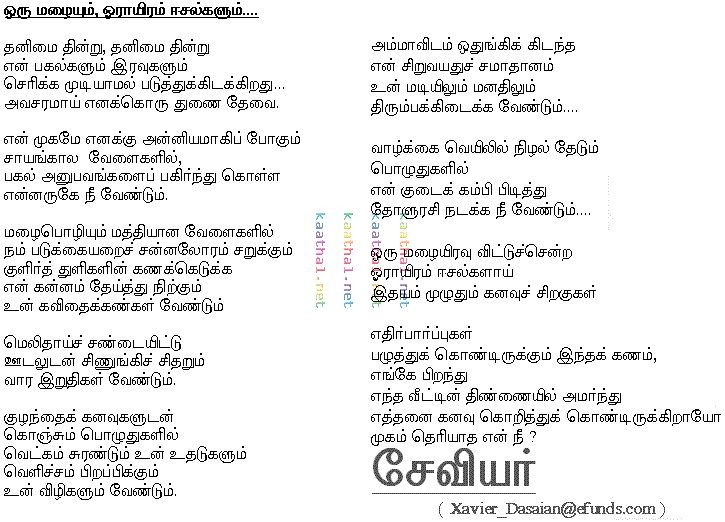 mugamtheriyaatha ennaval