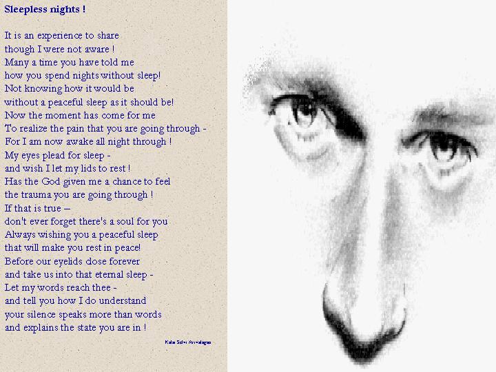 Sleepless nights !