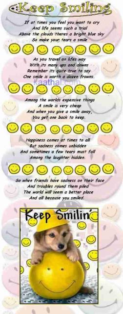 keep smiling